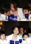 Kim Hee Ae Family Husband and 2 Son (3)